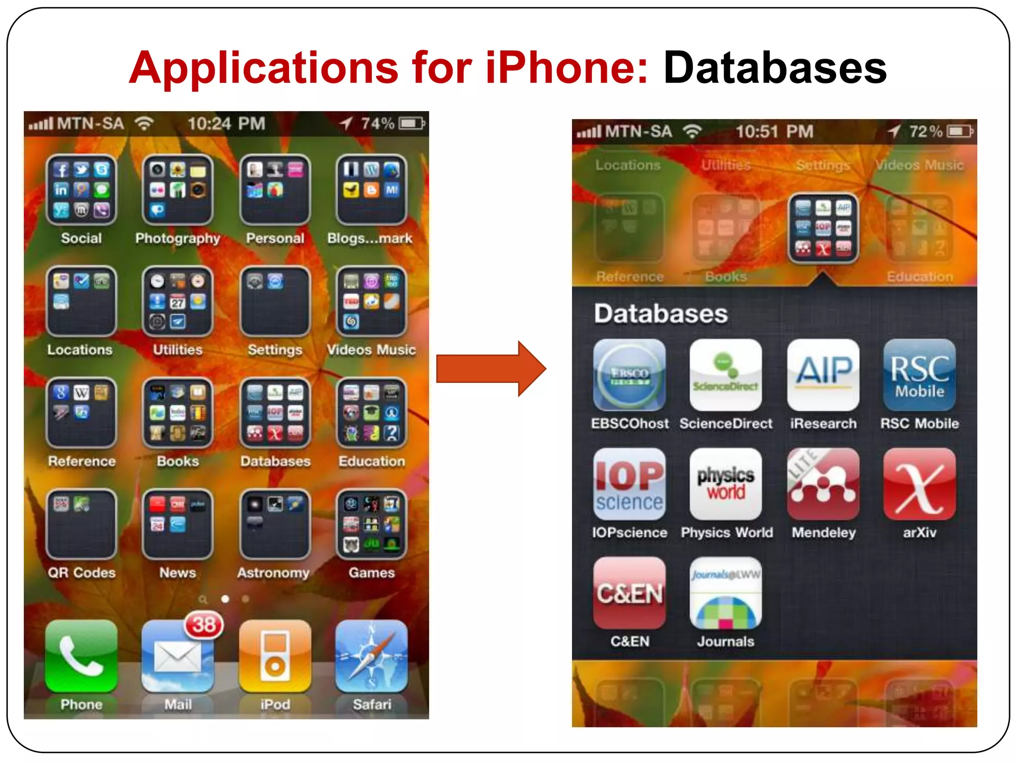QR Code from your Mobile: Example for Librarians Business Card The QR Code can represent your business information, your website or any other relevant information