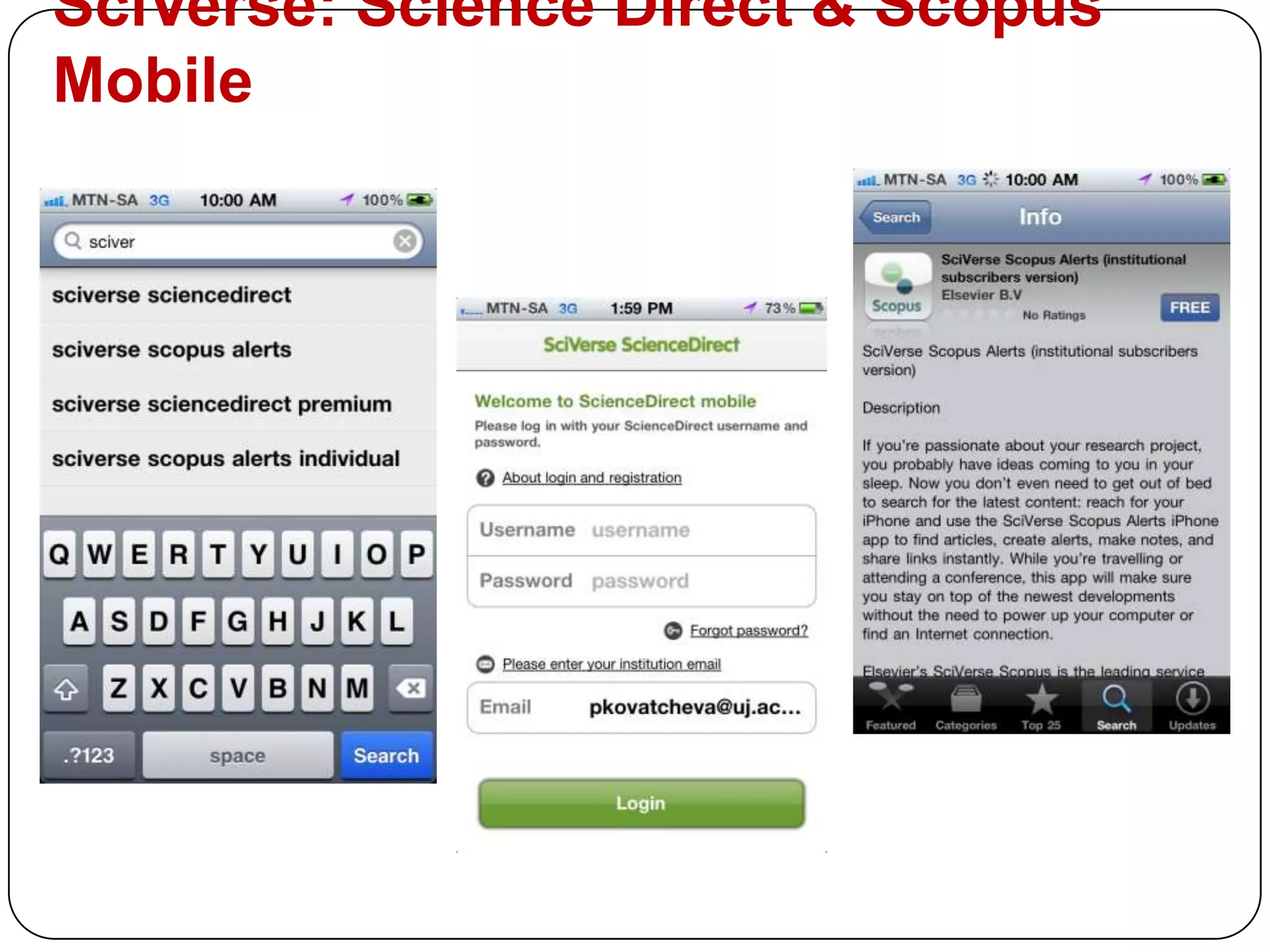 Web 2.0 Applications for iPhone: Locations