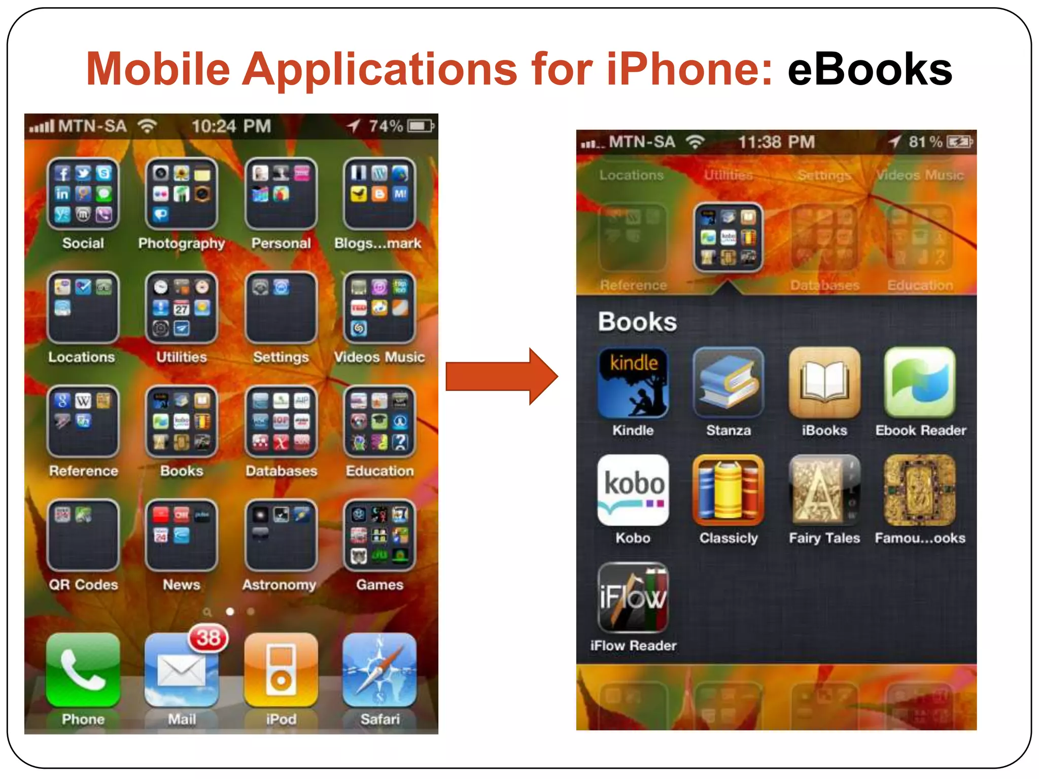 Applications for iPhone: Databases