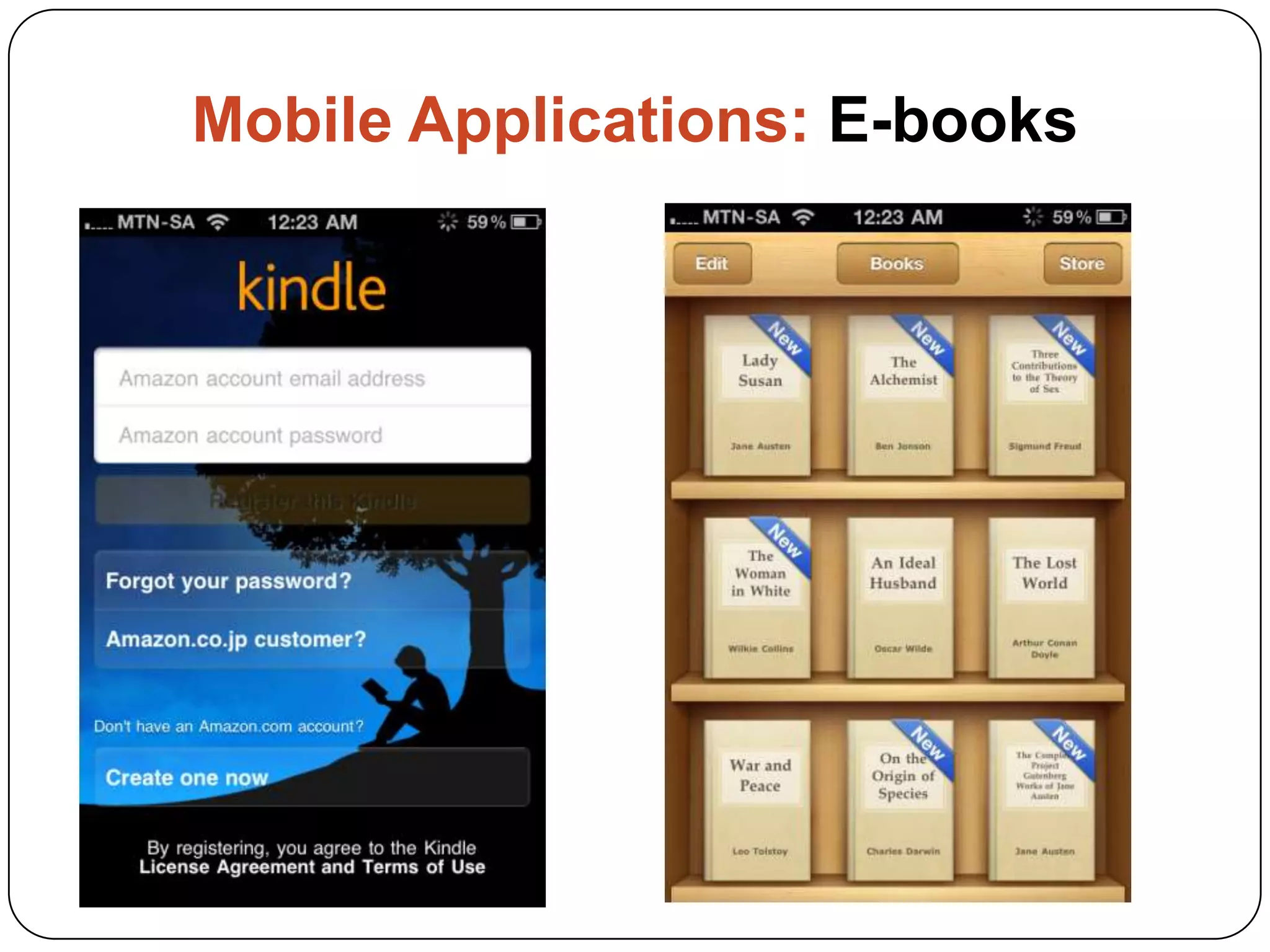 Mobile Databases examples: Physics & Chemistry