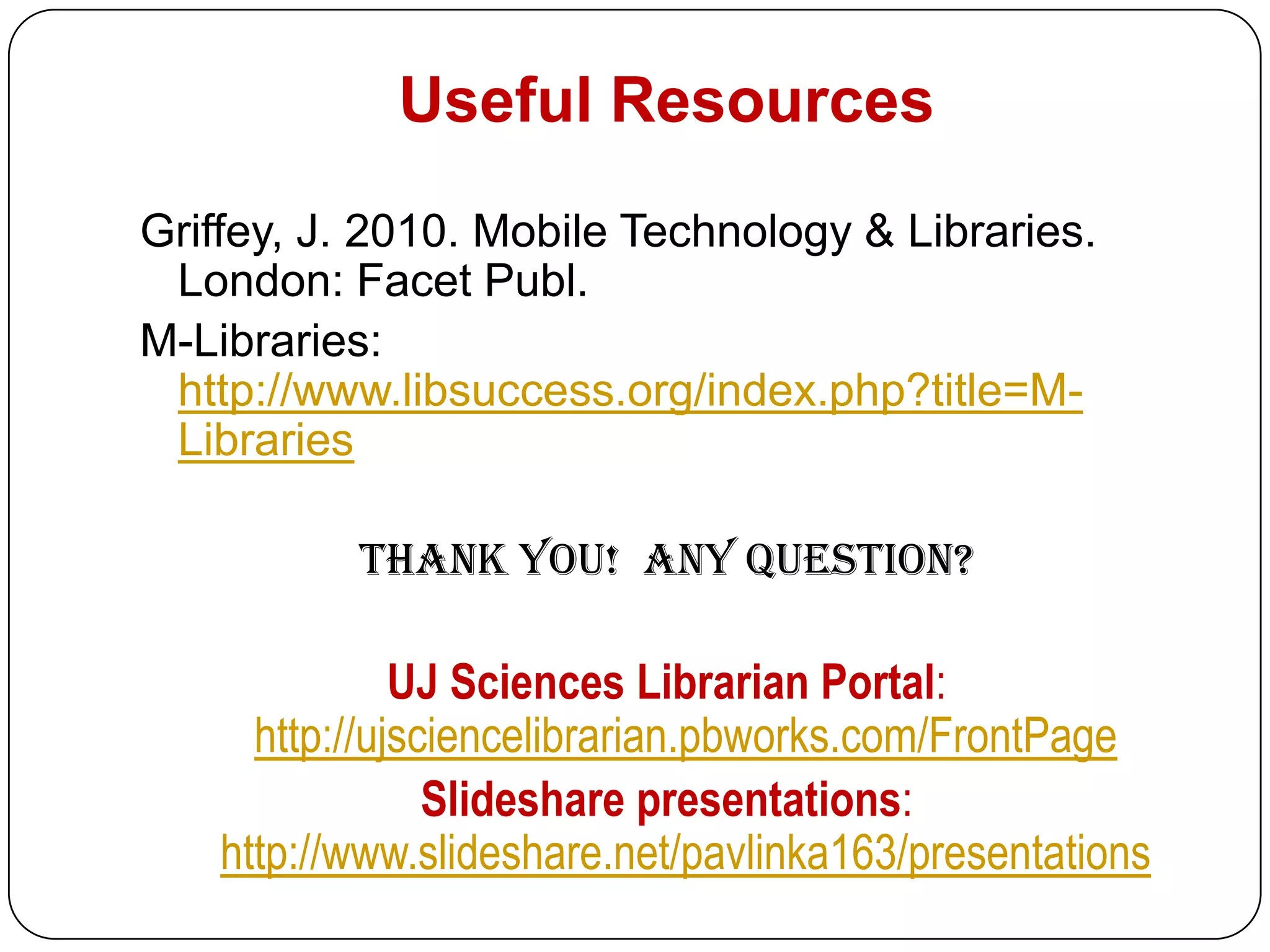 Mobile Databases: ACS & RSC