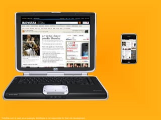*IndyStar.com Is used as an example. Mobiltopia is not responsible for their site development.
 