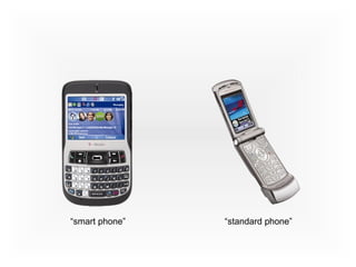 “smart phone” “standard phone”
 