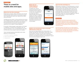 KEY FINDING 9


There is a need for                                                   Mobile web can                      ...