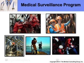Medical Surveillance Program
Copyright 2014 © The Windsor Consulting Group, Inc.
 