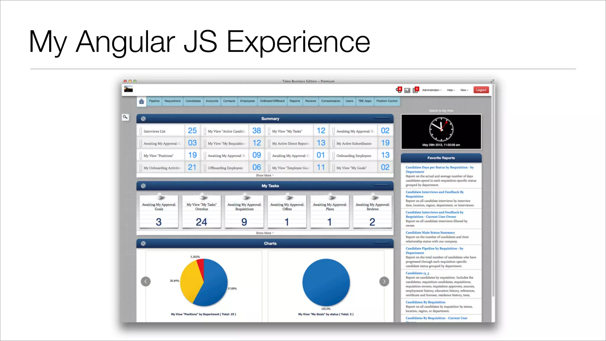 My Angular JS Experience 