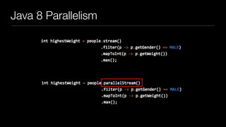 Java 8 Parallelism

 