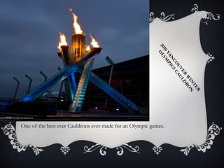 One of the best ever Cauldrons ever made for an Olympic games.
 