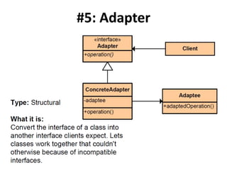 #5: Adapter
 