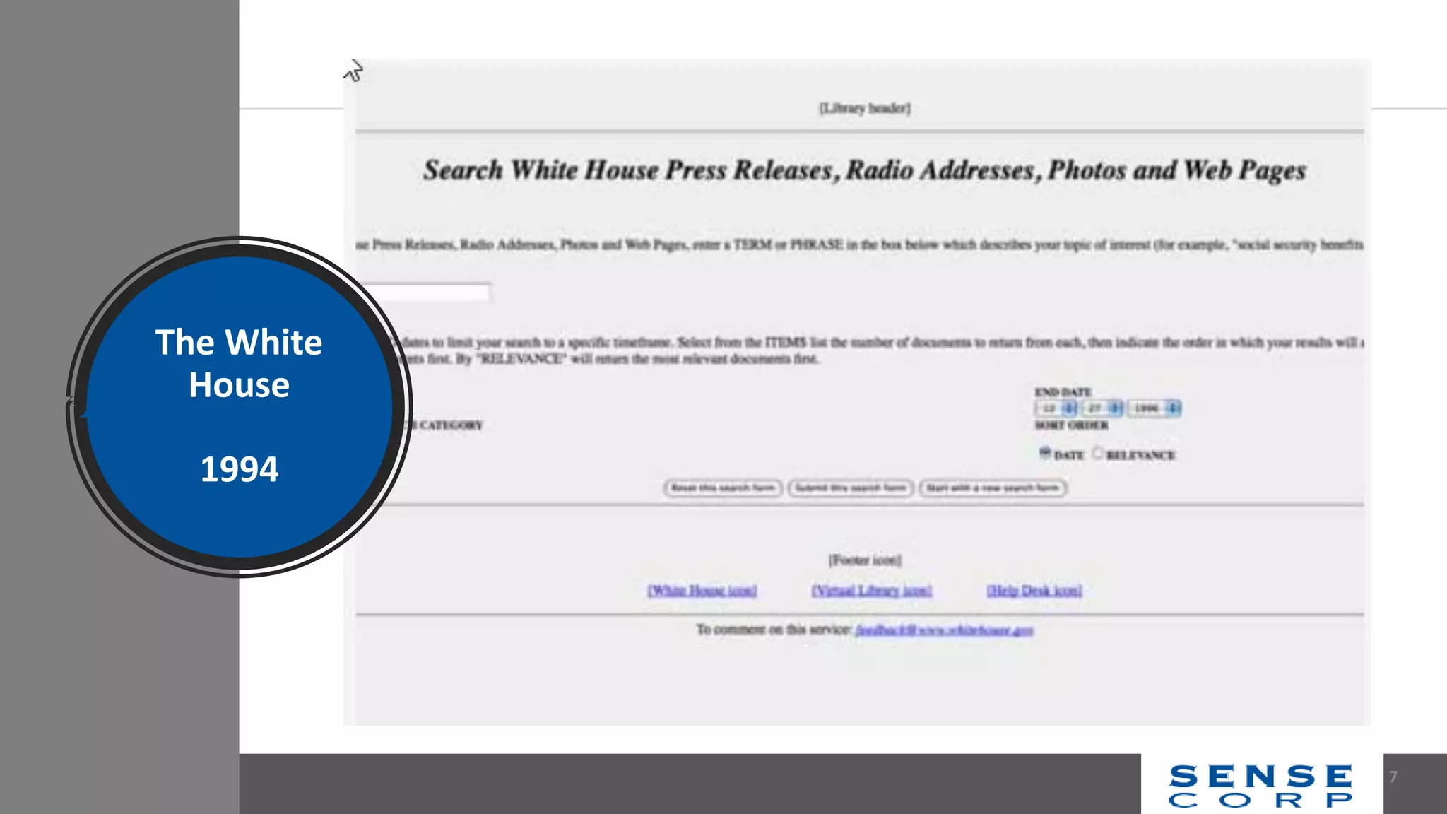 The White
House
1994
7
 