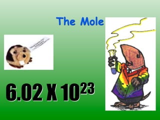 The Mole




6.02 X 10 23
 