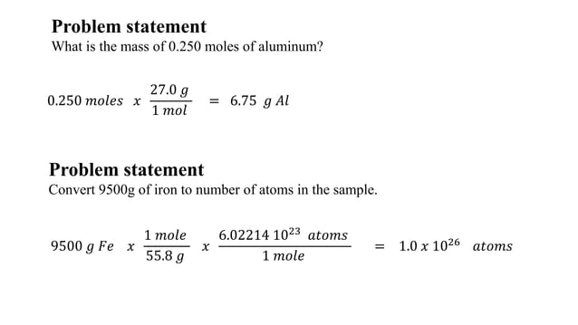The mole and Avogadro | PPTX