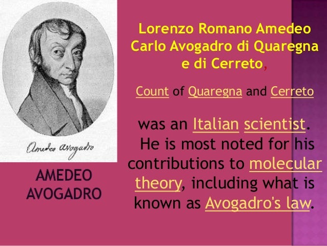 Lorenzo romano amedeo carlo avogadro di quaregna e di cerreto di Lorenzo romano amedeo carlo avogadro di quaregna e di cerreto di