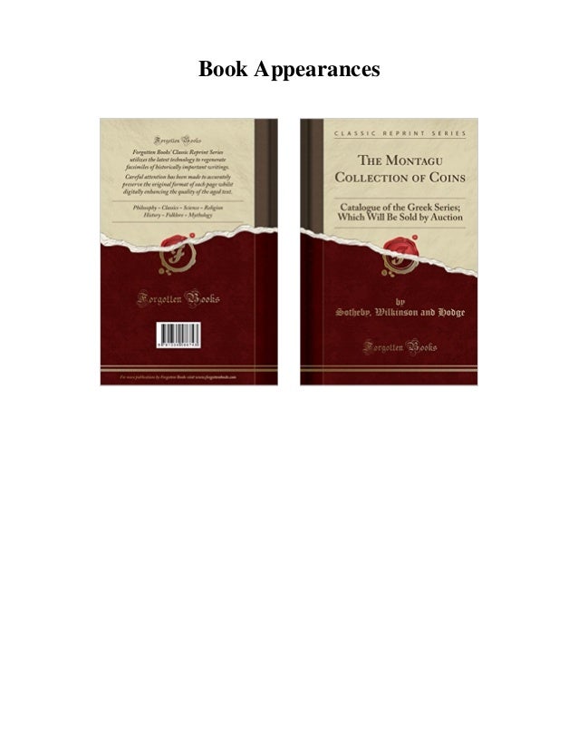 New Pdf The Montagu Collection Of Coins Catalogue Of The Greek Ser