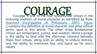 Week 2: Moral Courage