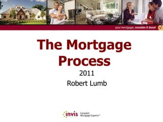The Mortgage Process 2011 Robert Lumb 