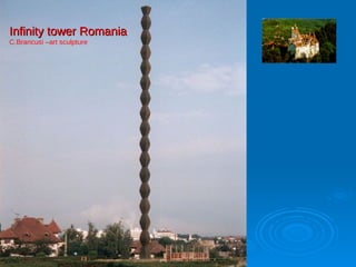 Infinity tower Romania C.Brancusi –art sculpture 