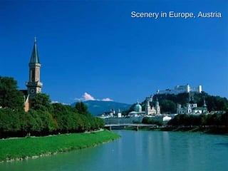 Scenery in Europe, Austria 