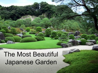 The Most Beautiful
Japanese Garden
 
