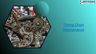 Timing Chain
Maintenance
 