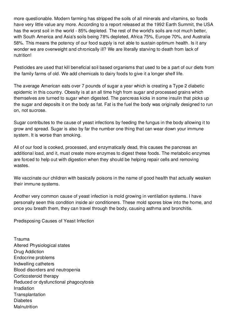 The Most Common Cause Of Yeast Infections