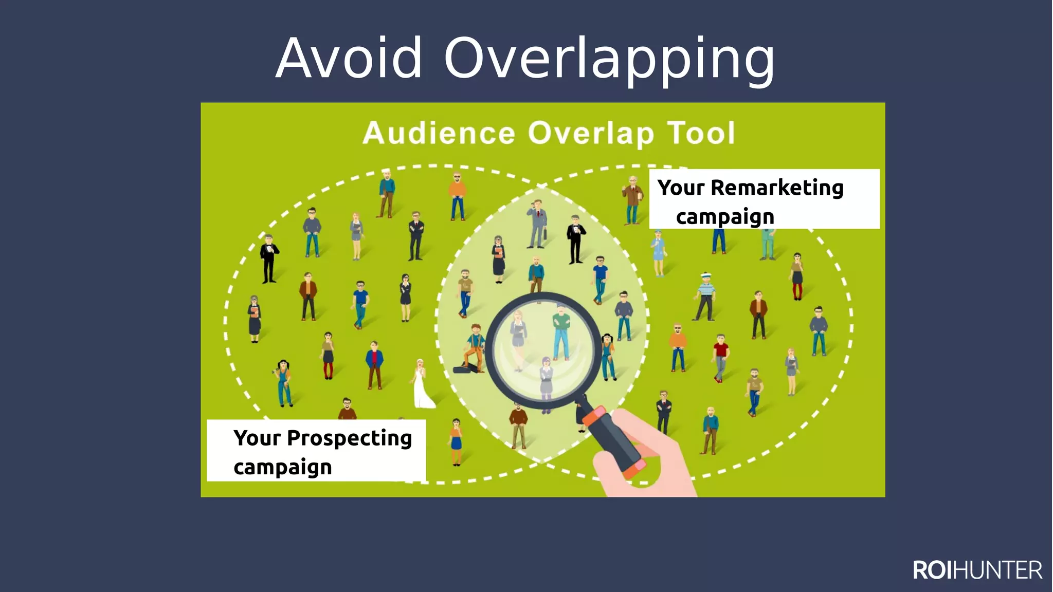Avoid Overlapping

Your Prospecting
campaign
Your Remarketing

campaign
 