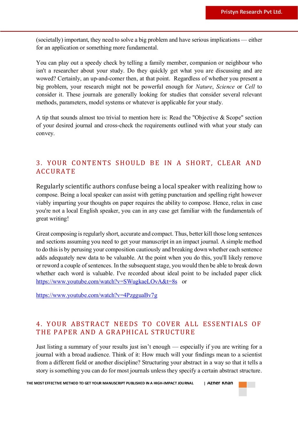 The Most Effective Method To Get Your Manuscript Published In A High 