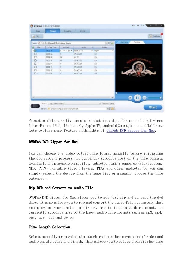 dvdfab mac the ripper for bootleg
