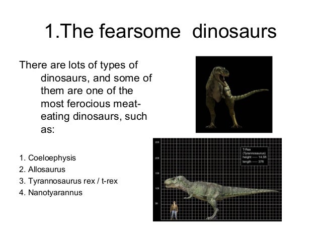 The most fearsome dinosaurs in the world