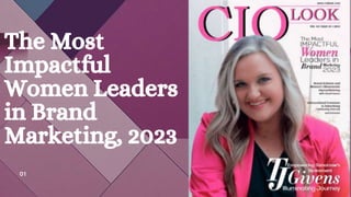 The Most
Impactful
Women Leaders
in Brand
Marketing, 2023
 
