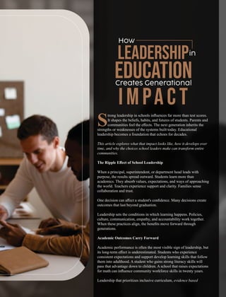 The Most Influential Woman Leader Shaping the Future | PDF