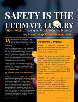 36 | INSIGHTS SUCCESS VOLUME - 03, ISSUE - 04, 2020
 