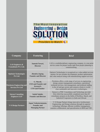 The Most Innovative Engineering & Design Solution Provider To Watch.pdf