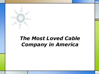 The Most Loved Cable
Company in America
 