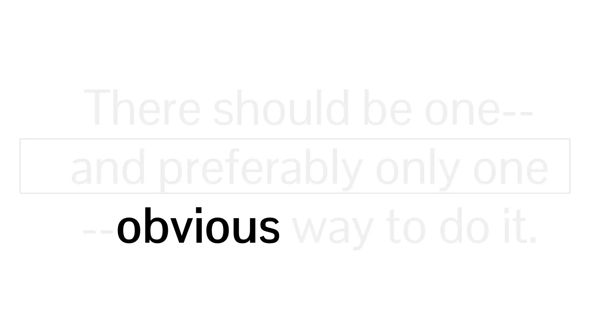 The Most Misunderstood Line In Zen Of Python.pdf