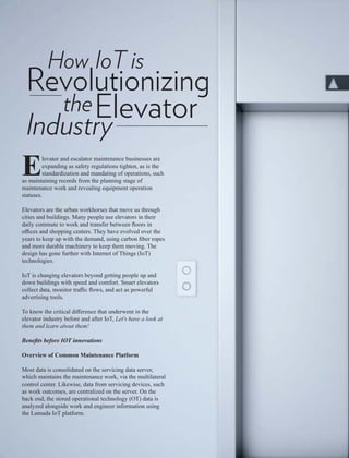 The Most Renowned Elevator and Escalator Provider to Know in 2023.pdf