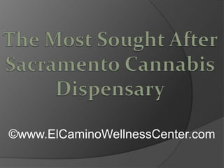 The Most Sought After Sacramento Cannabis Dispensary,[object Object],©www.ElCaminoWellnessCenter.com,[object Object]