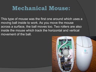 The mouse! | PPTX | Computer Peripherals | Computing