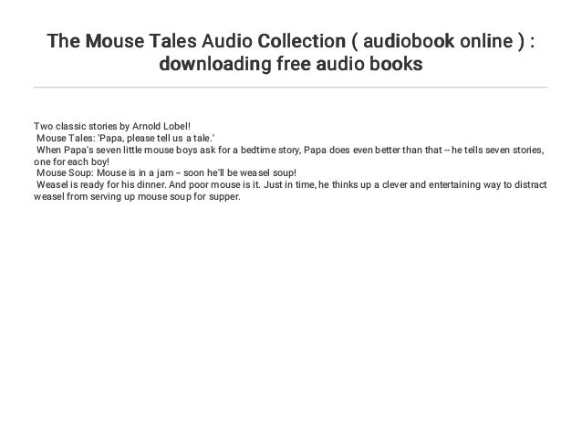 33+ Arnold Lobel Mouse Tales Pictures