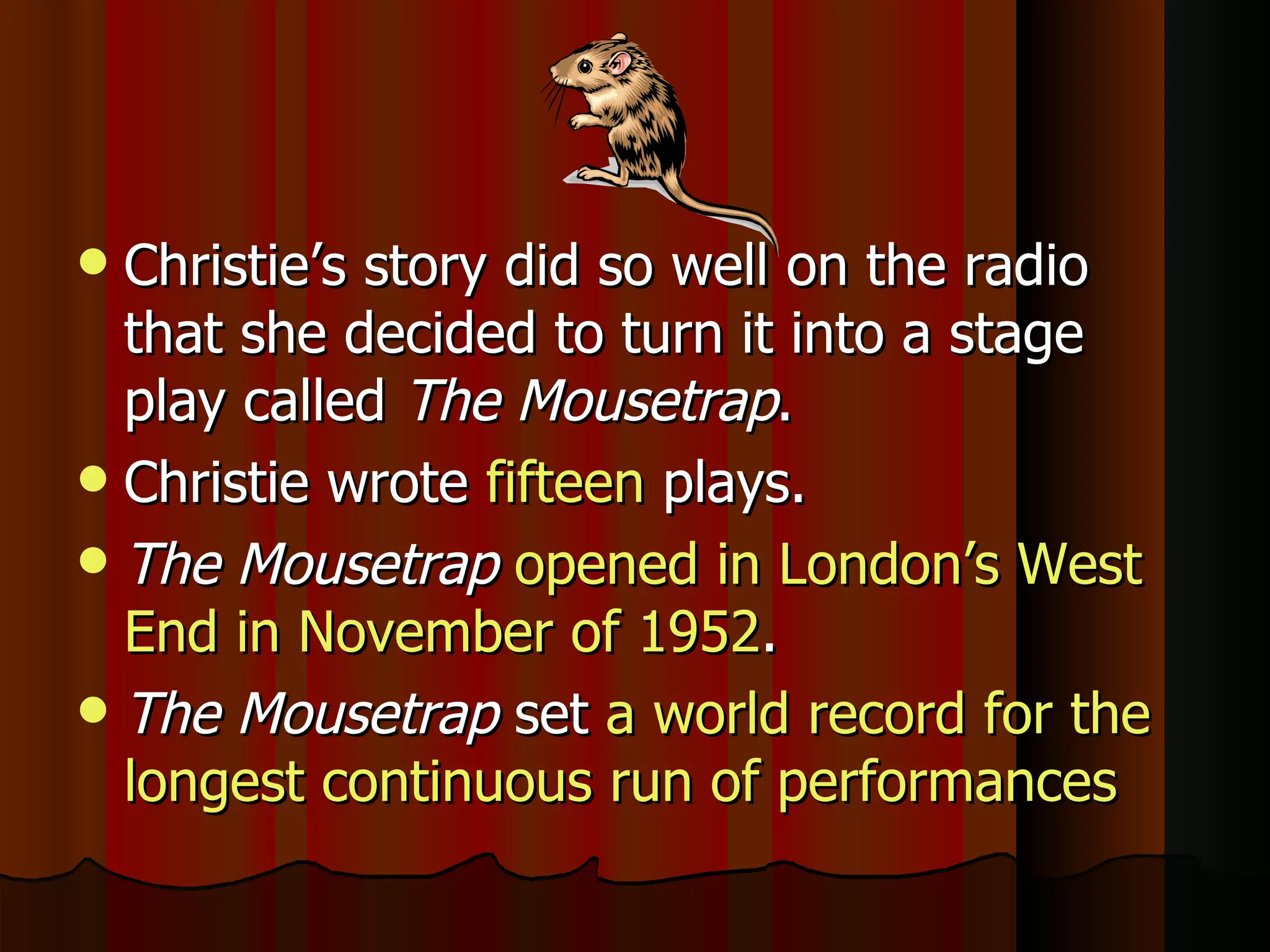 The Mousetrap | PPT