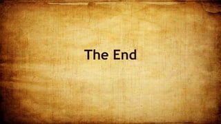 The End
 