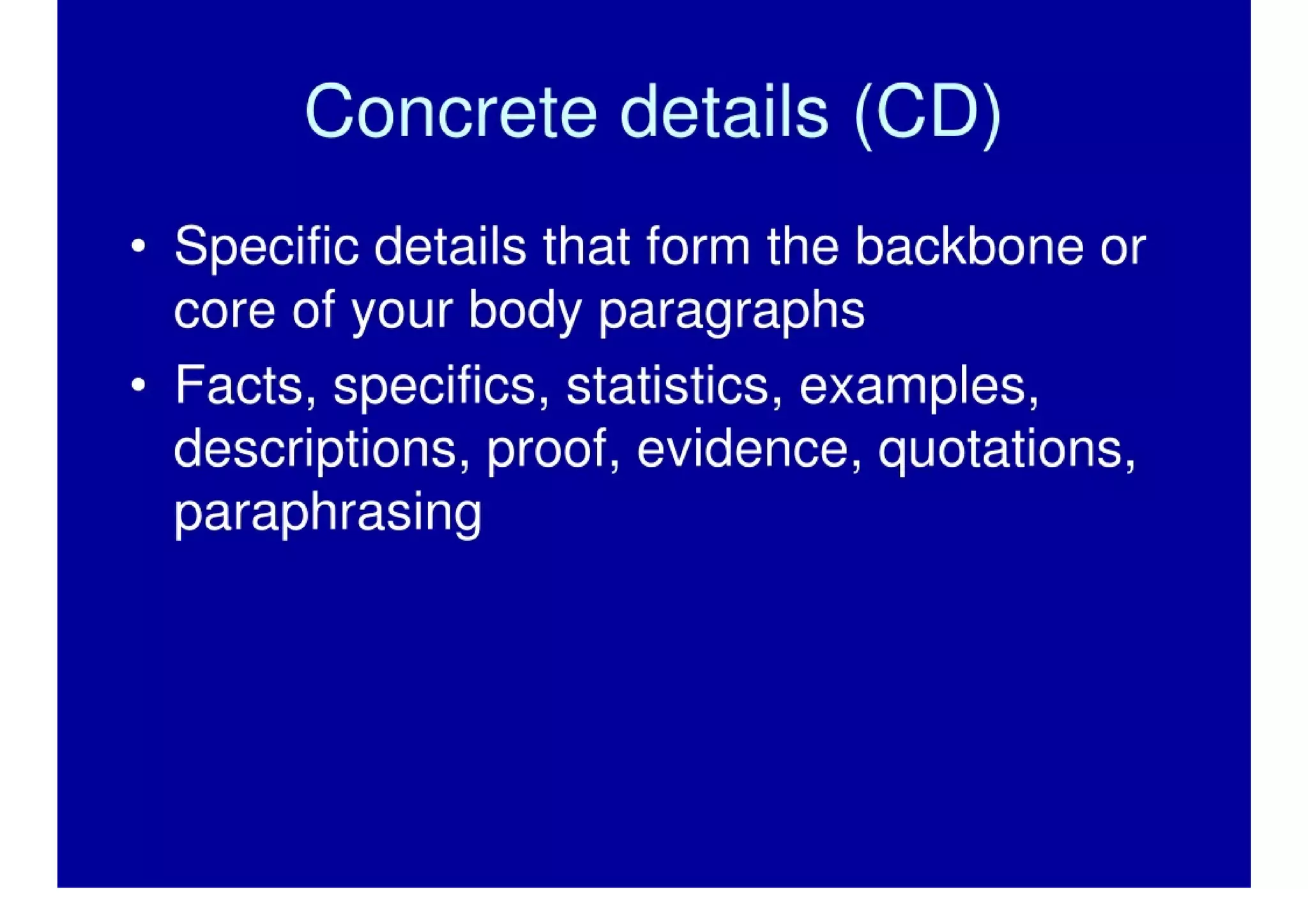 The Multi-Paragraph Essay