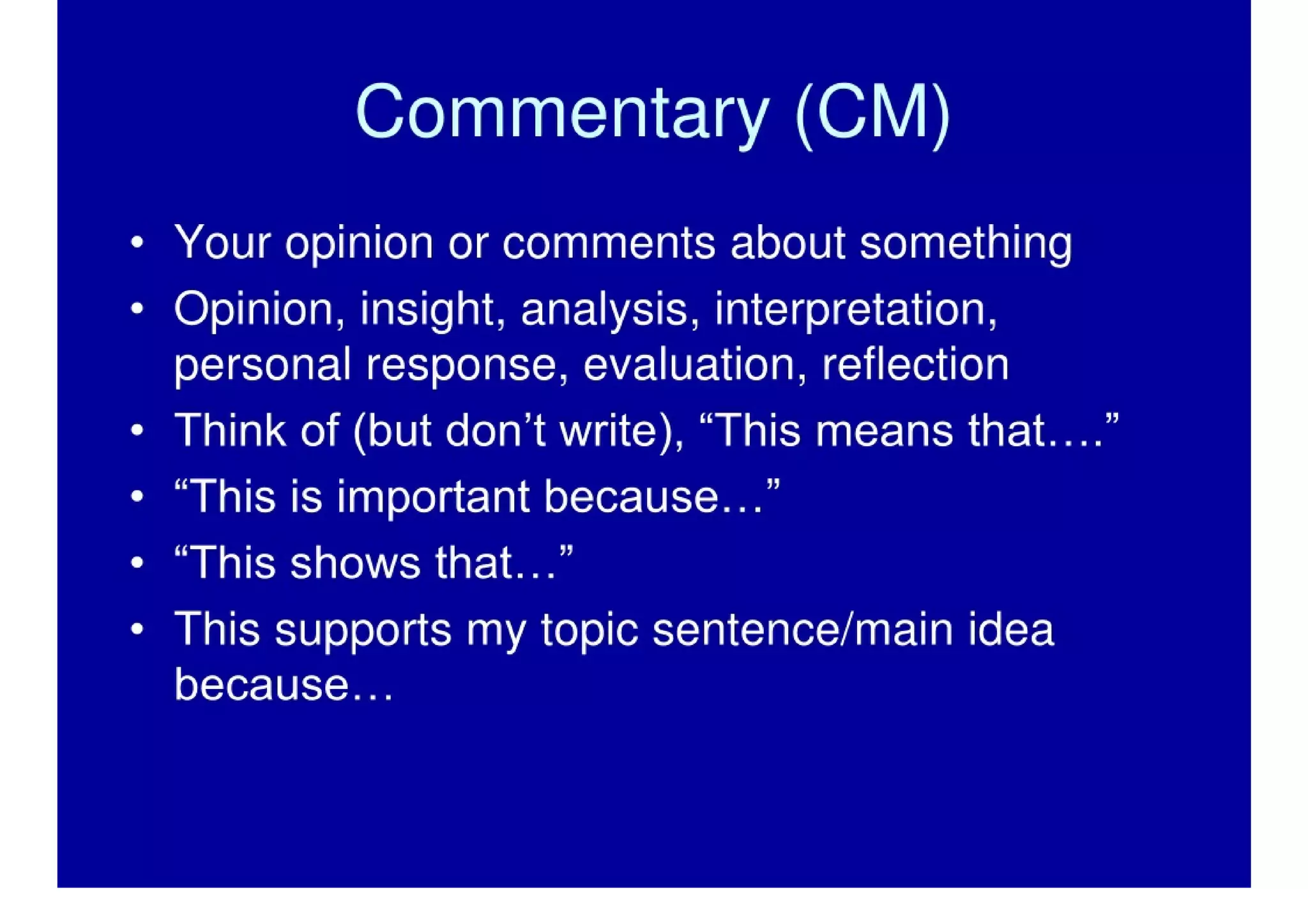 The Multi-Paragraph Essay