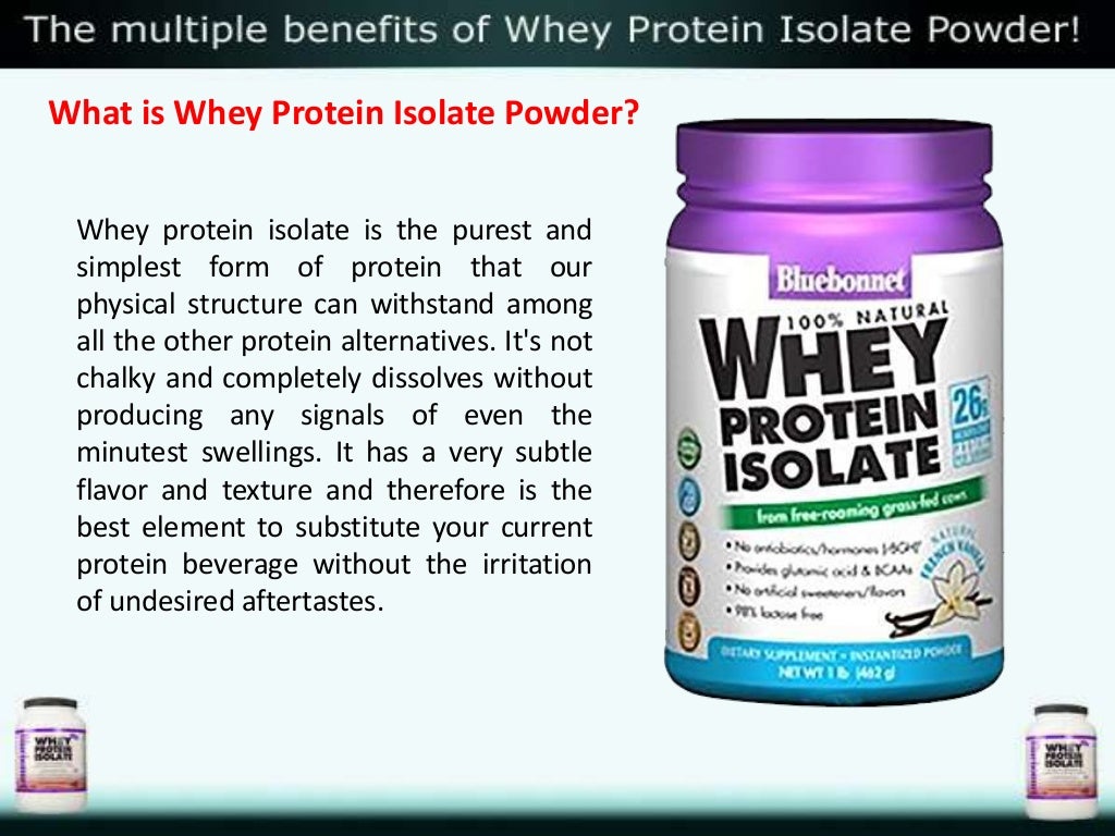 The multiple benefits of whey protein isolate powder!