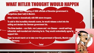 WHAT HITLER THOUGHT WOULD HAPPEN
 