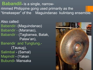 Kagul is a type of Philippine bamboo scraper gong/slit
drum of the Maguindanaon and Visayans with a jagged edge
on one sid...