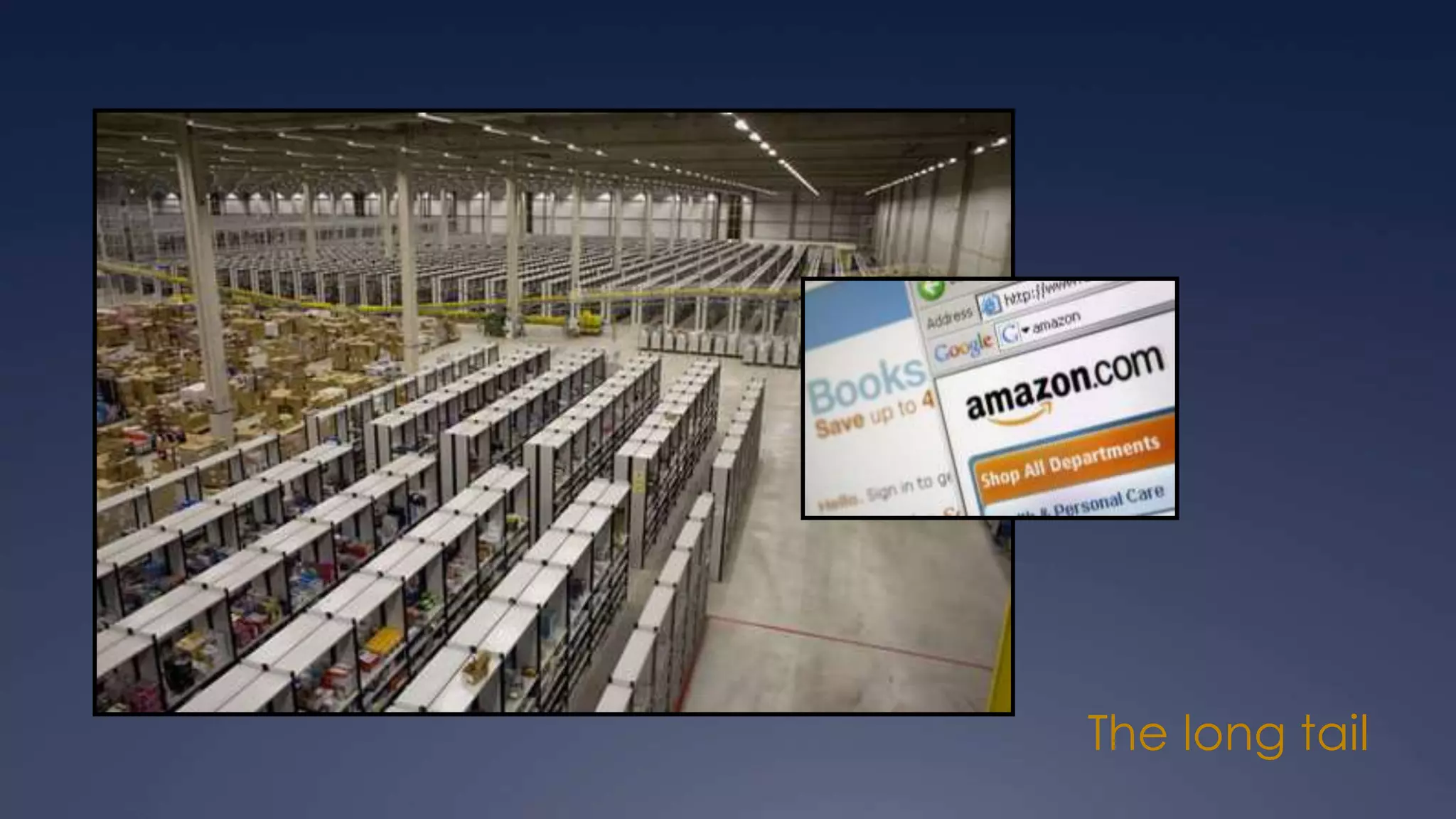The long tail
 