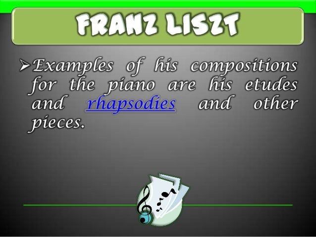 the music of liszt free form music