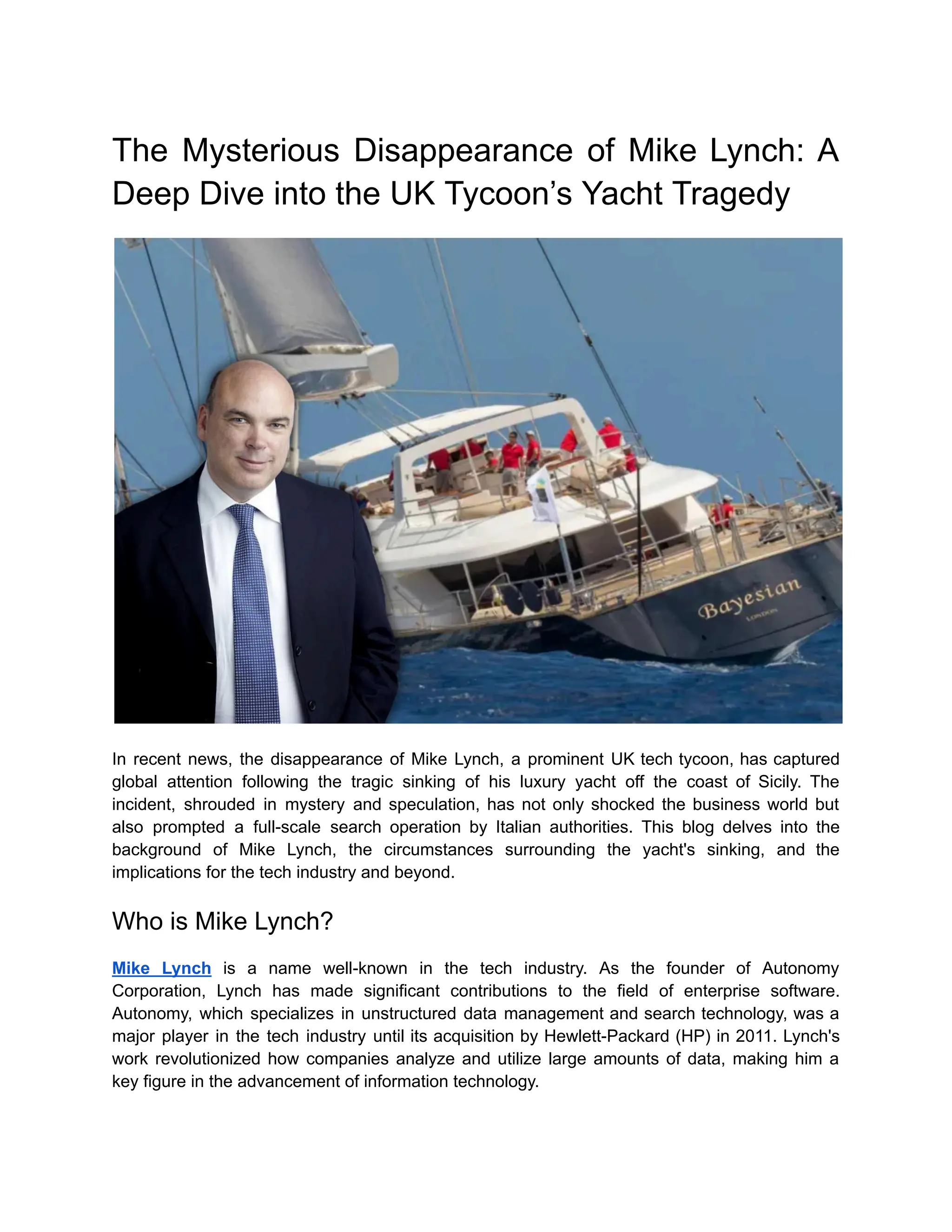 The Mysterious Disappearance of Mike Lynch_ A Deep Dive into the UK(07)