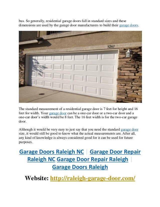 The Mystery Of Garage Door Sizes
